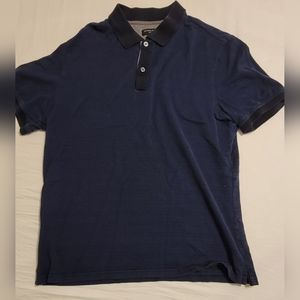 Banana republic luxury touch polo shirt blue size L